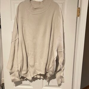 Zenana Outfitters Cream Knit Sweater
